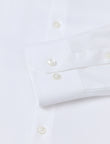 Windsor Royal White Non-Iron Dobby Shirt - white dobby fabric close-up - OTAA