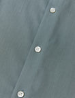 Sherwood Sage Easy-Iron Twill Shirt - hexagonal cuff and double-fold placket detail - OTAA