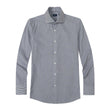 Pemberton Onyx Stripe Easy-Iron Twill Shirt - fine onyx and ivory stripe twill, Italian collar - OTAA
