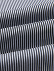Pemberton Onyx Stripe Easy-Iron Twill Shirt - men's stripe dress shirt back view - OTAA