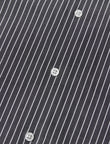 Marlowe Ivory Stripe Non-Iron Poplin Shirt - hexagonal cuff detail - OTAA