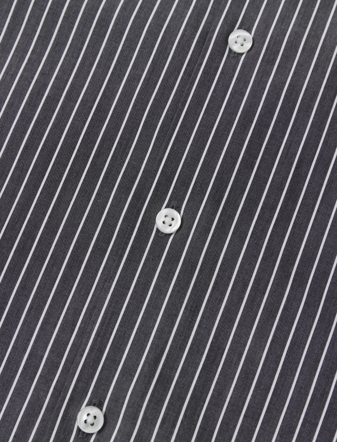 Marlowe Ivory Stripe Non-Iron Poplin Shirt - hexagonal cuff detail - OTAA