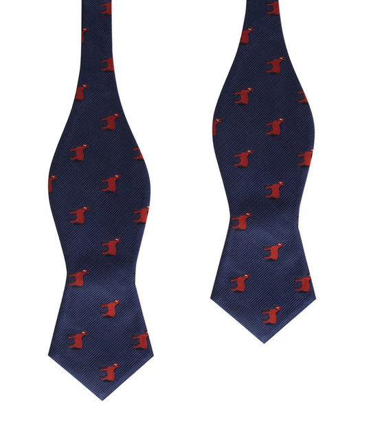 American Quarter Horse Diamond Self Bow Tie