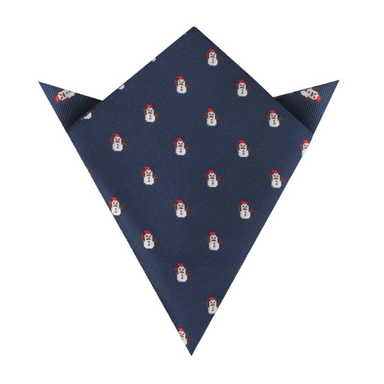 Argentinian Christmas  Snowman Pocket Square