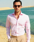 Pacelli Pink Oxford Shirt