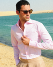 Pacelli Pink Oxford Shirt