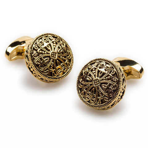 Augustus Caesar Gold Cufflinks