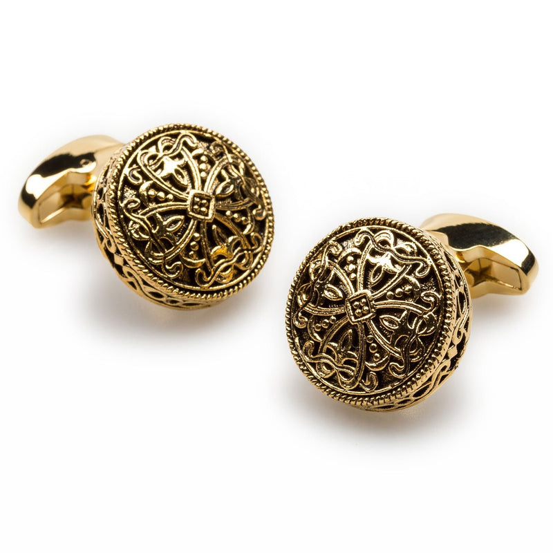 Augustus Caesar Gold Cufflinks