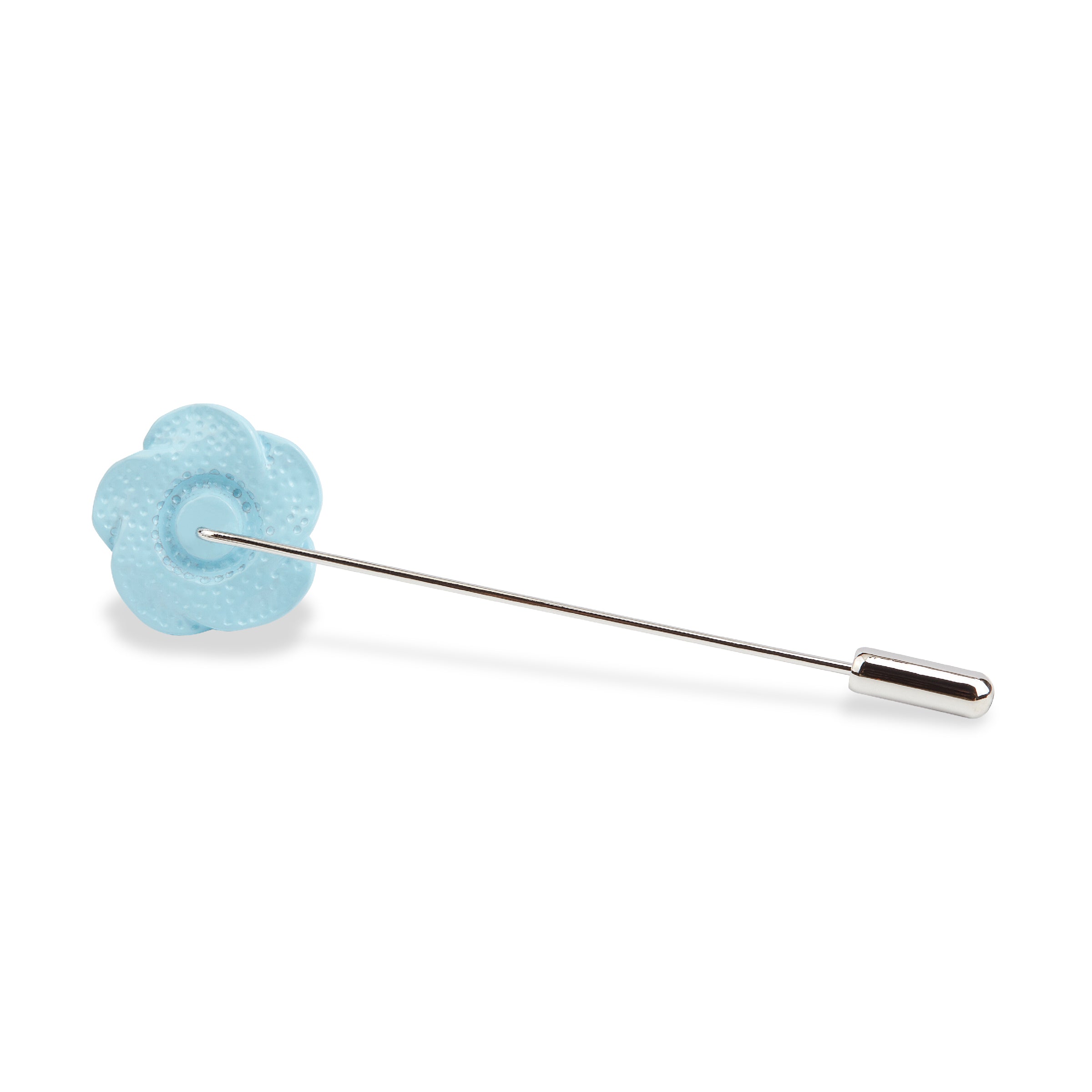 Baby Blue Rose Metal Lapel Pins