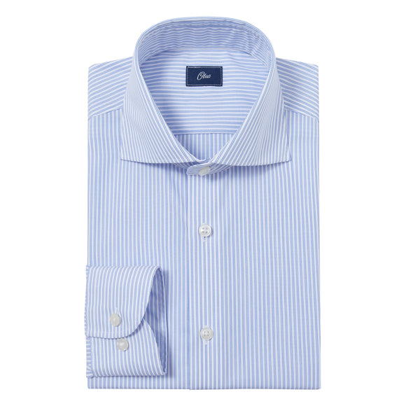 Bacci Blue Stripe Poplin Shirt