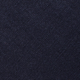 Baltic Sea Midnight Blue Linen Pocket Square