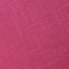 Begonia Hot Pink Linen Pocket Square
