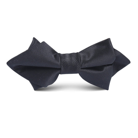 Black Classic Kids Diamond Bow Tie