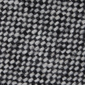Black Porcupine English Wool Pocket Square