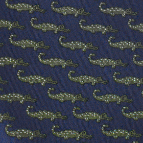 Blue Crocodile Dundee Pocket Square