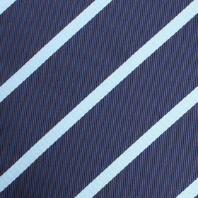 Blue Pencil Stripe Pocket Square