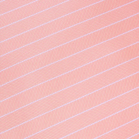 Blush Pink Herringbone Pinstripe Pocket Square