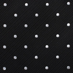 Bond Black Polka Dots Pocket Square