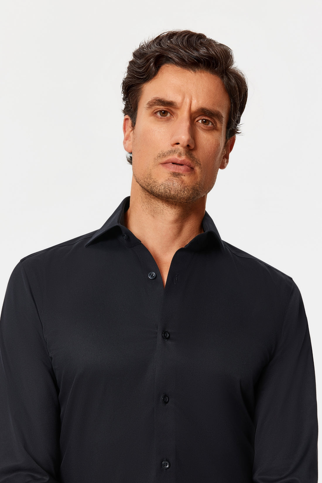Brantley Black Twill Non-Iron Shirt Brantley Black Twill Non-Iron Shirt