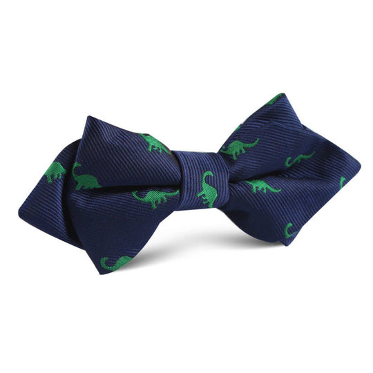 Brontosaurus Dinosaur Diamond Bow Tie