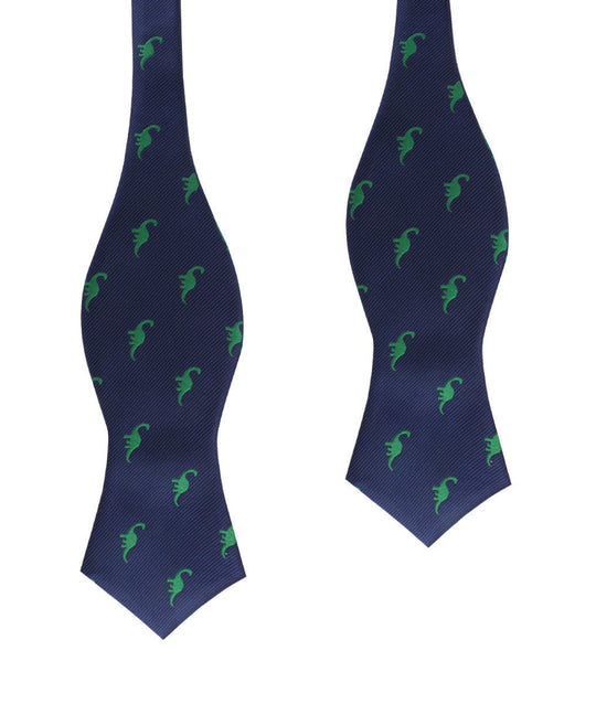 Brontosaurus Dinosaur Diamond Self Bow Tie