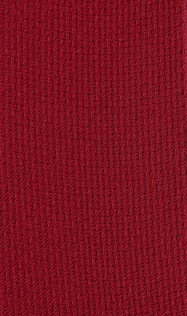 Burgundy Textured Socks