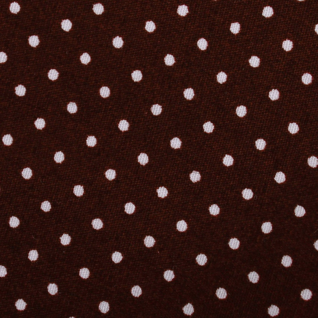 Burgundy Cotton Polkadot Fabric Necktie