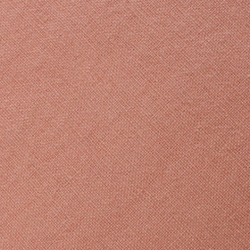 Burnt Coral Sunset Pink Chenille Linen Pocket Square