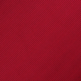 Carmine Red Twill Pocket Square