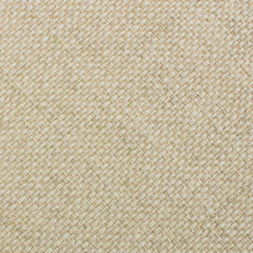 Champagne Basket Weave Linen Pocket Square