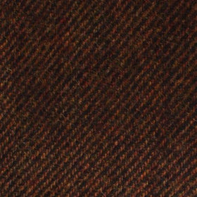 Chocolate Brown Striped Wool Pocket Square