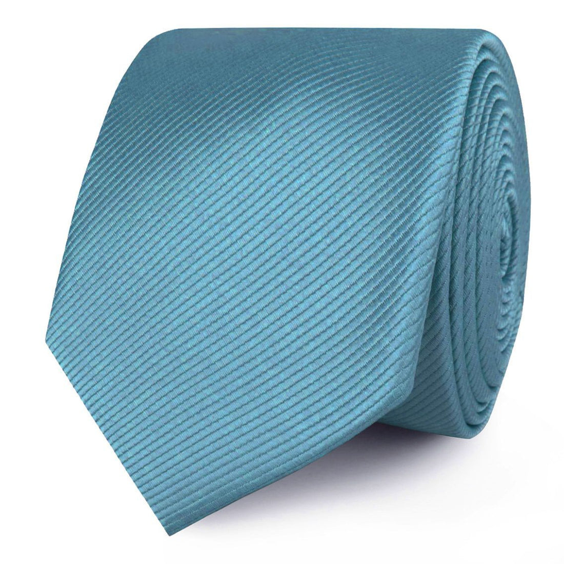 Coastal Blue Twill Skinny Ties