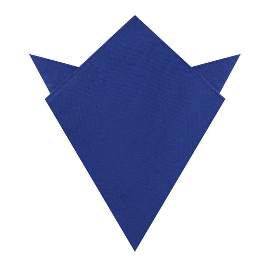 Cobalt Blue Linen Pocket Square