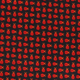 Coquelicot Red Beetle Pocket Square