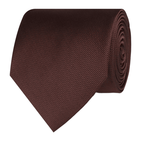 Dark Brown Weave Necktie