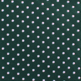 Dark Green Mini Polka Dots Pocket Square