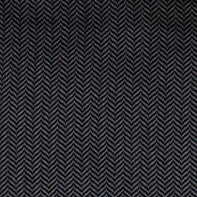Dark Grey Herringbone Pocket Square