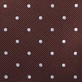 Desert Brown Polka Dots Pocket Square