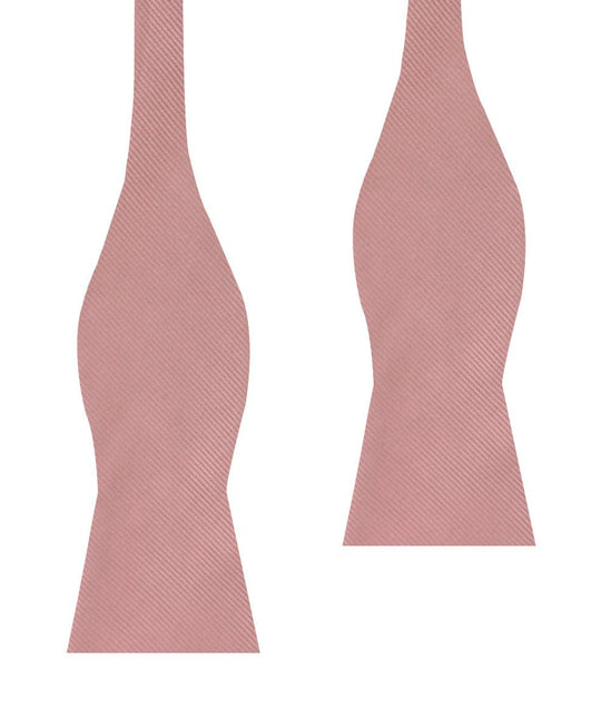 Dusty Rose Vintage Twill Self Bow Tie