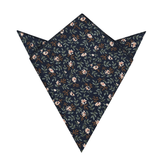Edinburgh Twilight Floral Pocket Square