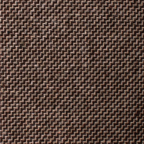 Espresso Brown Zigzag Wool Pocket Square