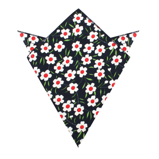 Fijian Midnight Floral Pocket Square