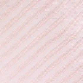 Flamenco Blush Pink Striped Pocket Square