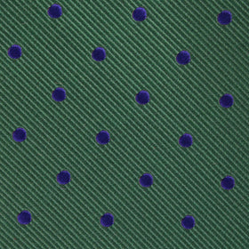 Forest Green Dark Polkadot Pocket Square