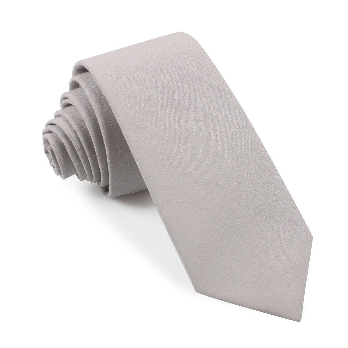 grey cotton tie