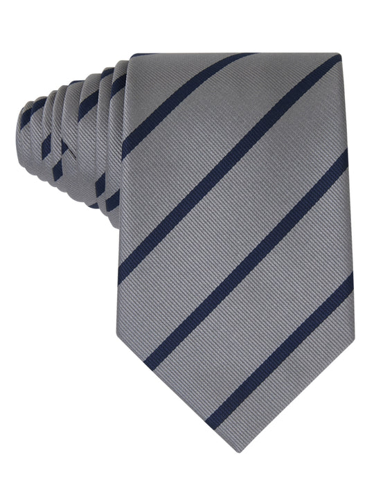 Gibraltar Graphite Blue Stripe Tie