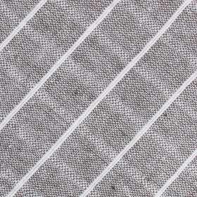 Grey Edinburgh Pinstripe Pocket Square