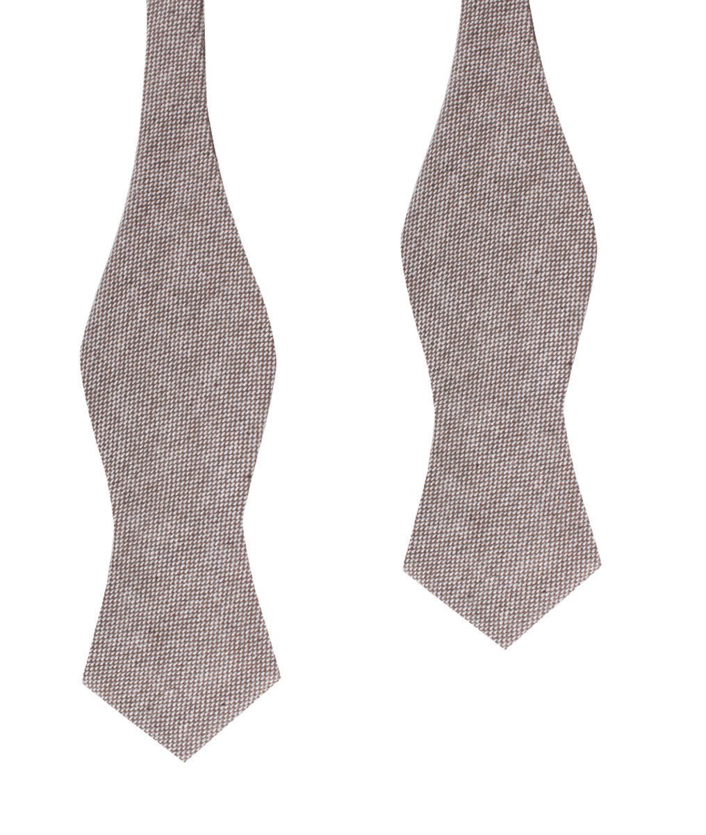 Greyjoy Sharkin Linen Diamond Self Bow Tie Point Self-Tied