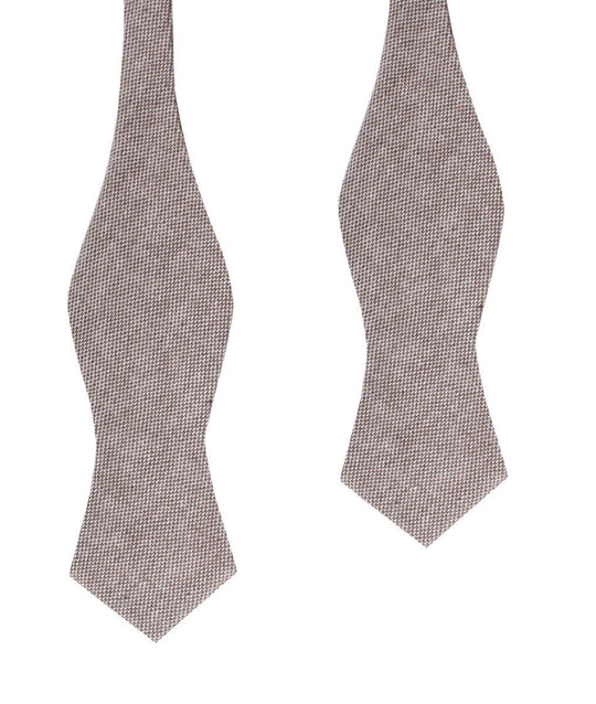 Greyjoy Sharkin Linen Diamond Self Bow Tie