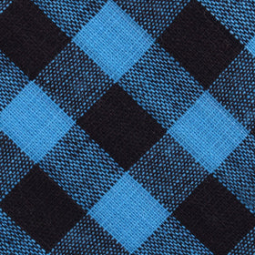 Grim Blue Gingham Pocket Square